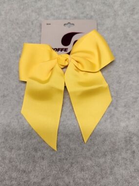 3 Pack-Soffe Yellow Grosgrain Hair Bow